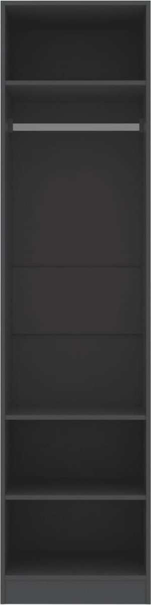 Vidaxl Kledingkast 50x50x200 Cm Spaanplaat - Grijs