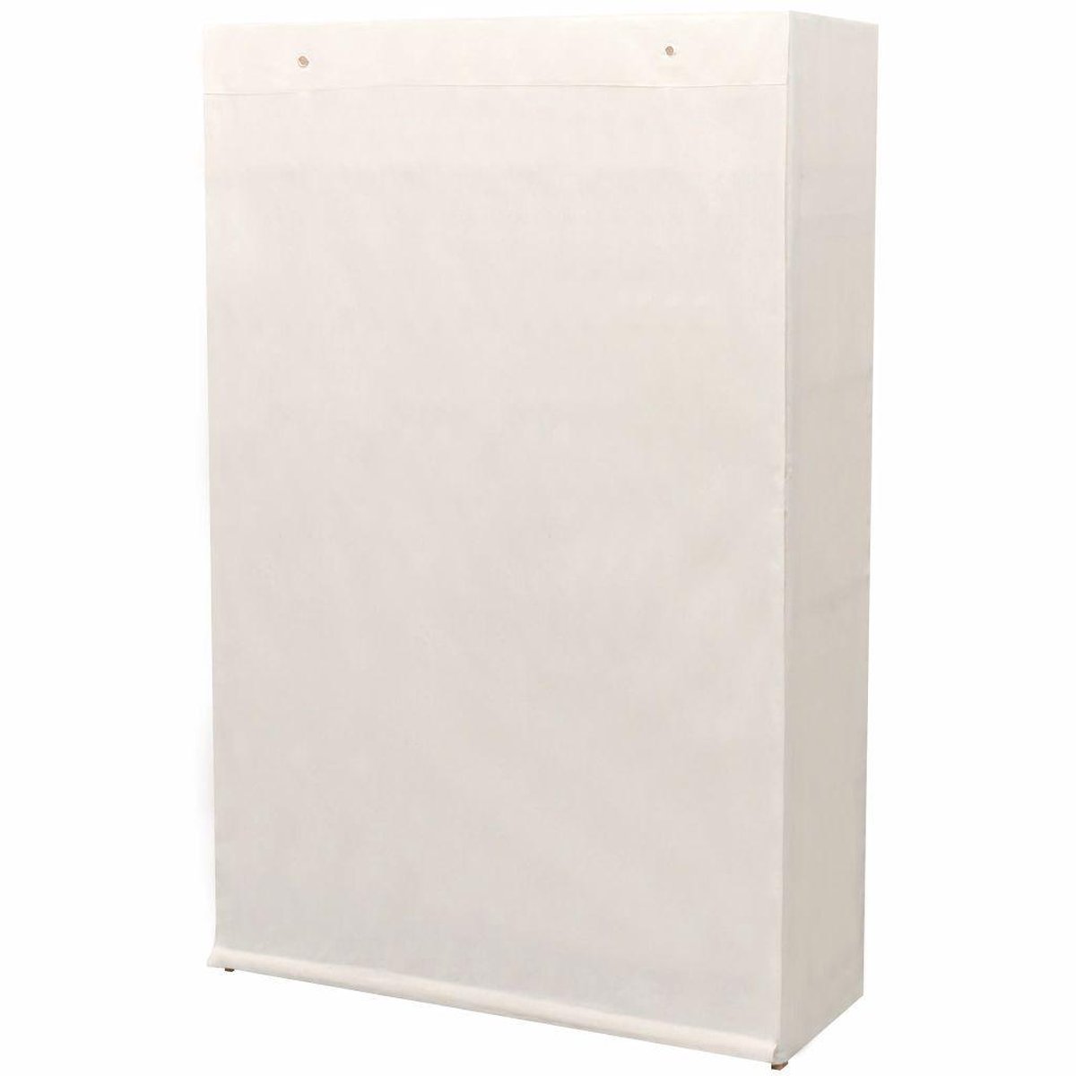 Vidaxl Kledingkast Stof En Grenenhout 110x40x170 Cm