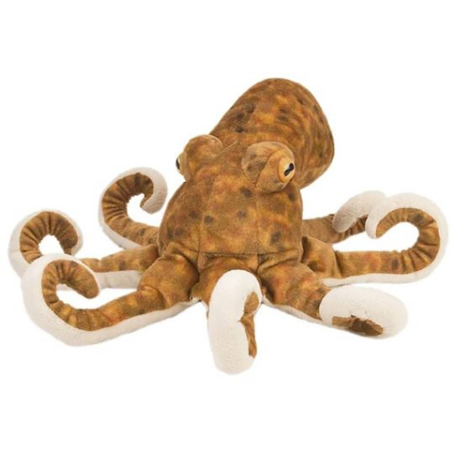 Wild Republic Knuffel Octopus Junior 30 Cm Pluche/beige - Oranje