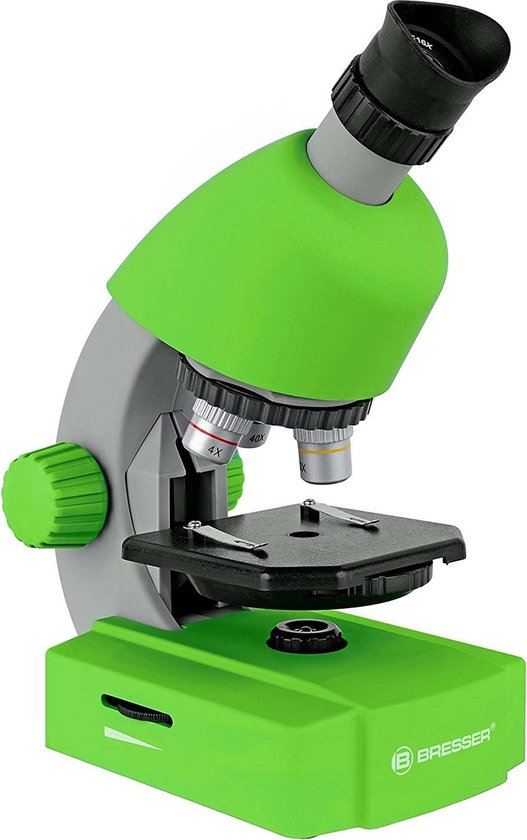 Bresser Microscoop Junior 22 Cm Staal 44-delig - Groen
