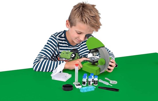 Bresser Microscoop Junior 22 Cm Staal 44-delig - Groen