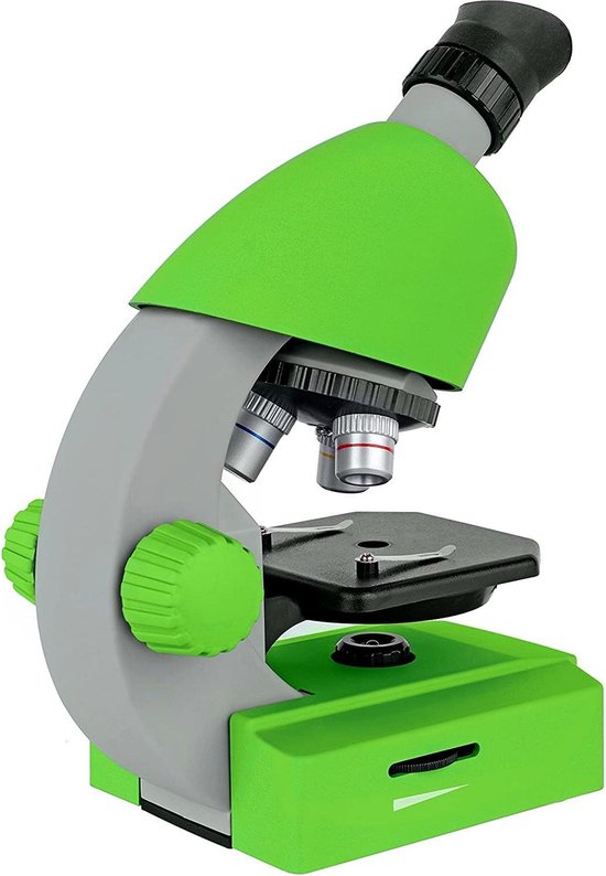 Bresser Microscoop Junior 22 Cm Staal 44-delig - Groen
