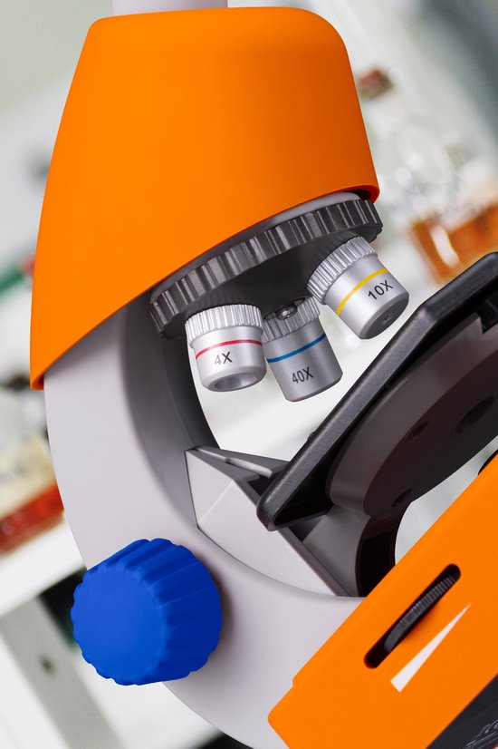 Bresser Microscoop Junior 22 Cm Staal 5-delig - Oranje