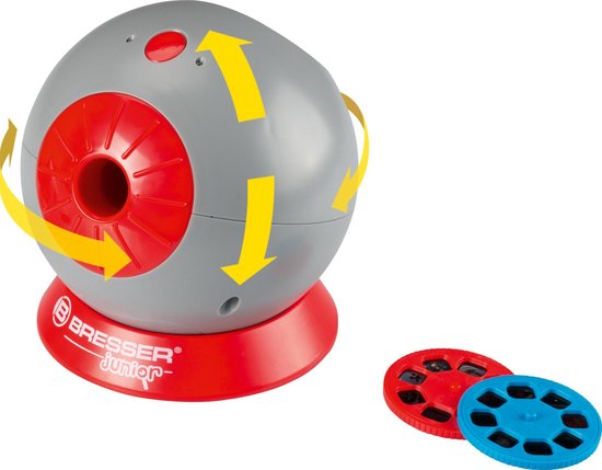 Bresser Projector Junior 13 Cm Rood/ 4-delig - Grijs