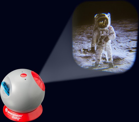 Bresser Projector Junior 13 Cm Rood/ 4-delig - Grijs