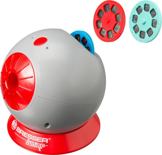 Bresser Projector Junior 13 Cm Rood/ 4-delig - Grijs