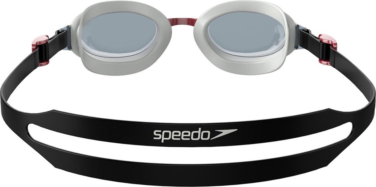 Speedo Aquapure Bril Rubber One-size Wit/ - Rood