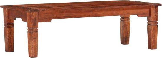 Vidaxl Salontafel 110x50x35 Cm Massief Acaciahout - Bruin