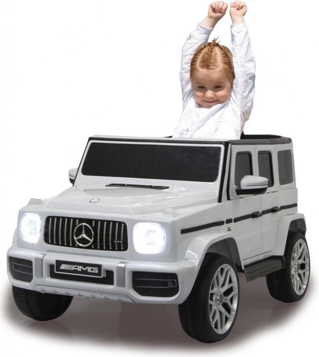 Jamara Accuvoertuig Mercedes-amg G63 12 V 106 Cm Zilver - Silver
