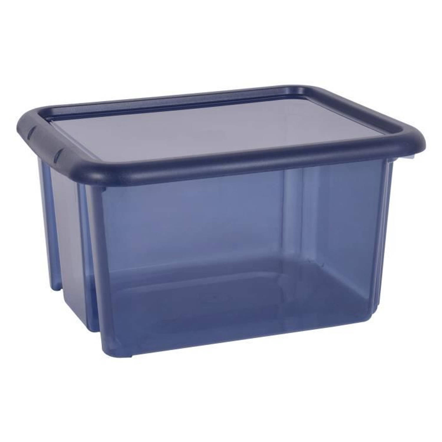 Eda Plastic Funny Box 30 L Opbergbox - Deep Acid Blue - 44 X 36 X 25 Cm - Blauw