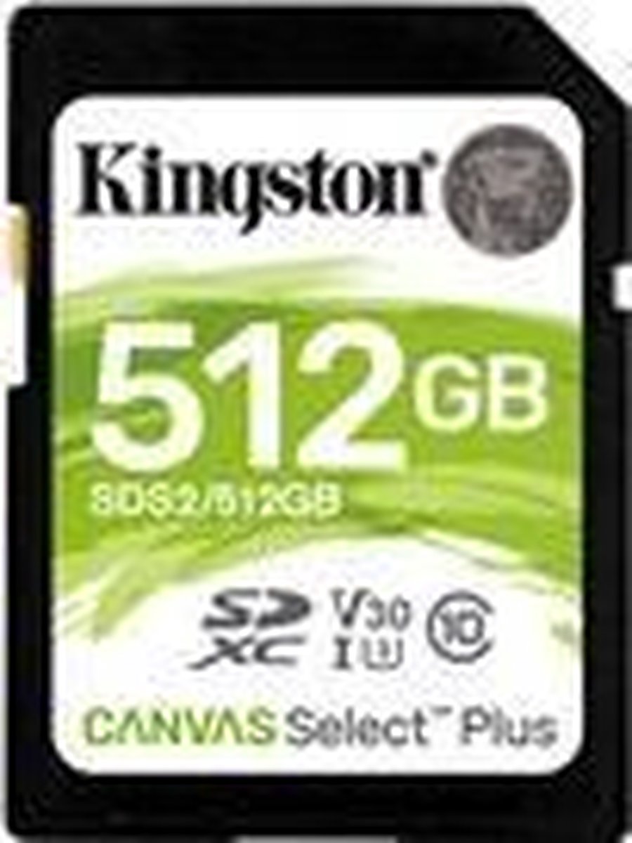 Kingston Canvas Select Plus Sdxc 512 Gb - Zwart