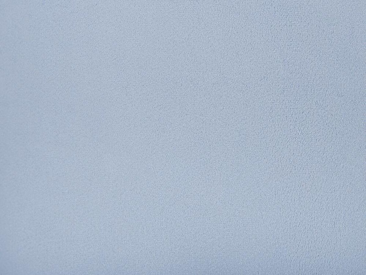 Beliani Lovett Poef Fluweel 47 X 47 Cm - Blauw