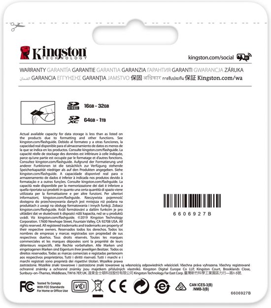 Kingston Canvas Select Plus Sdxc 128 Gb - Zwart