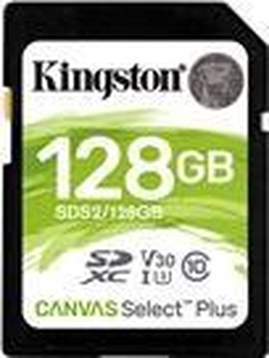 Kingston Canvas Select Plus Sdxc 128 Gb - Zwart