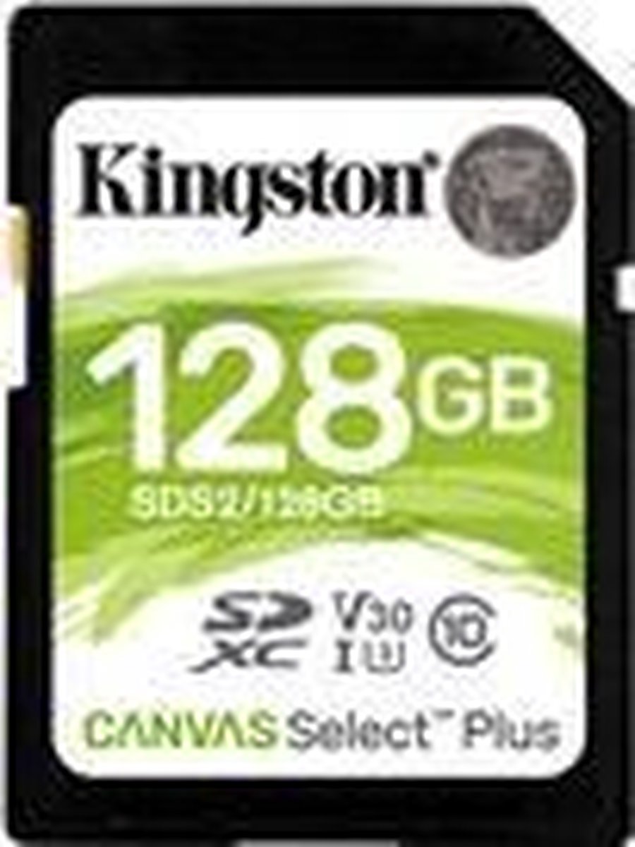 Kingston Canvas Select Plus Sdxc 128 Gb - Zwart