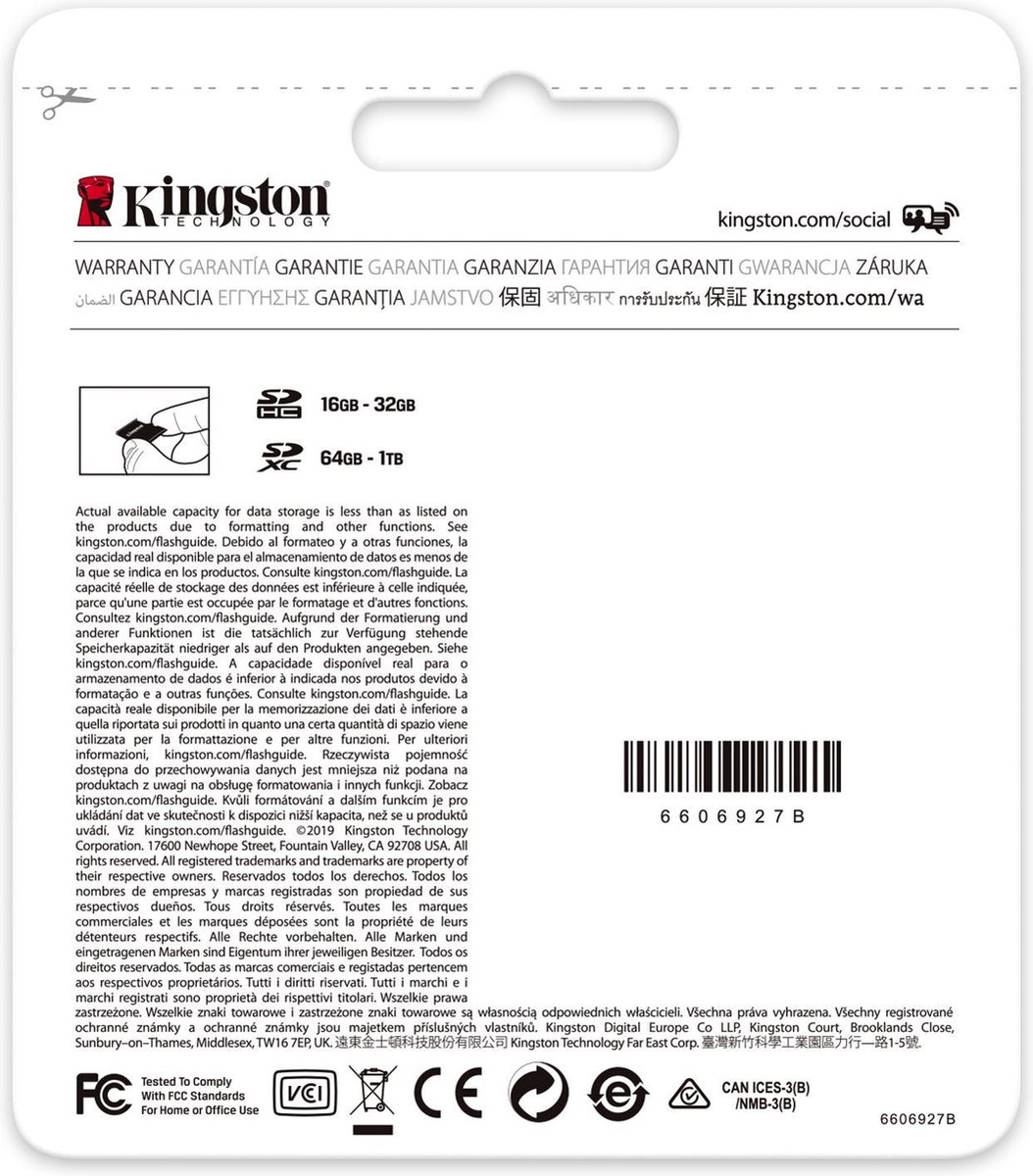 Kingston Canvas Select Plus Sdxc 128 Gb - Zwart