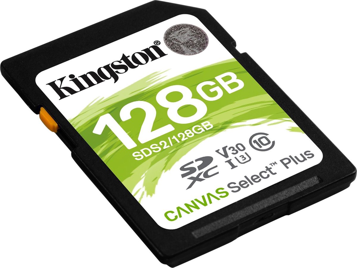Kingston Canvas Select Plus Sdxc 128 Gb - Zwart