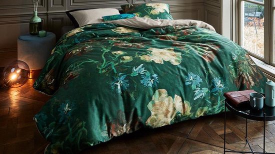 Beddinghouse X Van Gogh Museum - Bh Gogh Peonies Green 140x200/220 - Groen