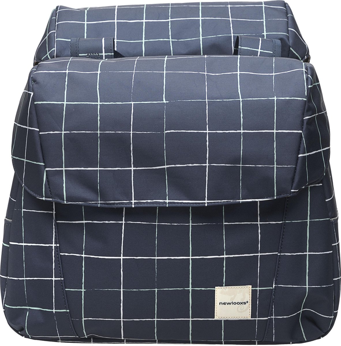 New Looxs Dubbele Fietstas Joli 37 Liter Donker - Blauw