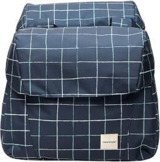 New Looxs Dubbele Fietstas Joli 37 Liter Donker - Blauw