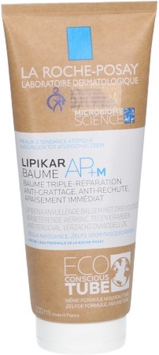 La Roche Posay - Bálsamo Hidratante Corporal Lipikar Baume AP+M Carton Tube Piel Atópica 200 Ml
