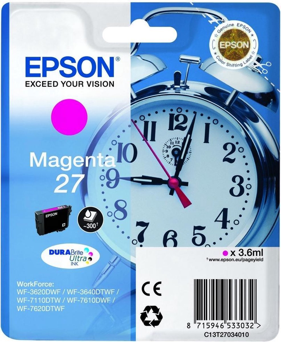 Epson T2703- Inktcartridge / - Magenta