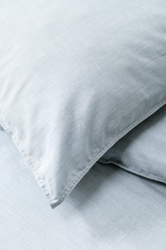 Walra Vintage Cotton Dekbedovertrek - Lits-jumeaux (240x200/220 Cm + 2 Slopen) - Katoen - Jeans - Blauw