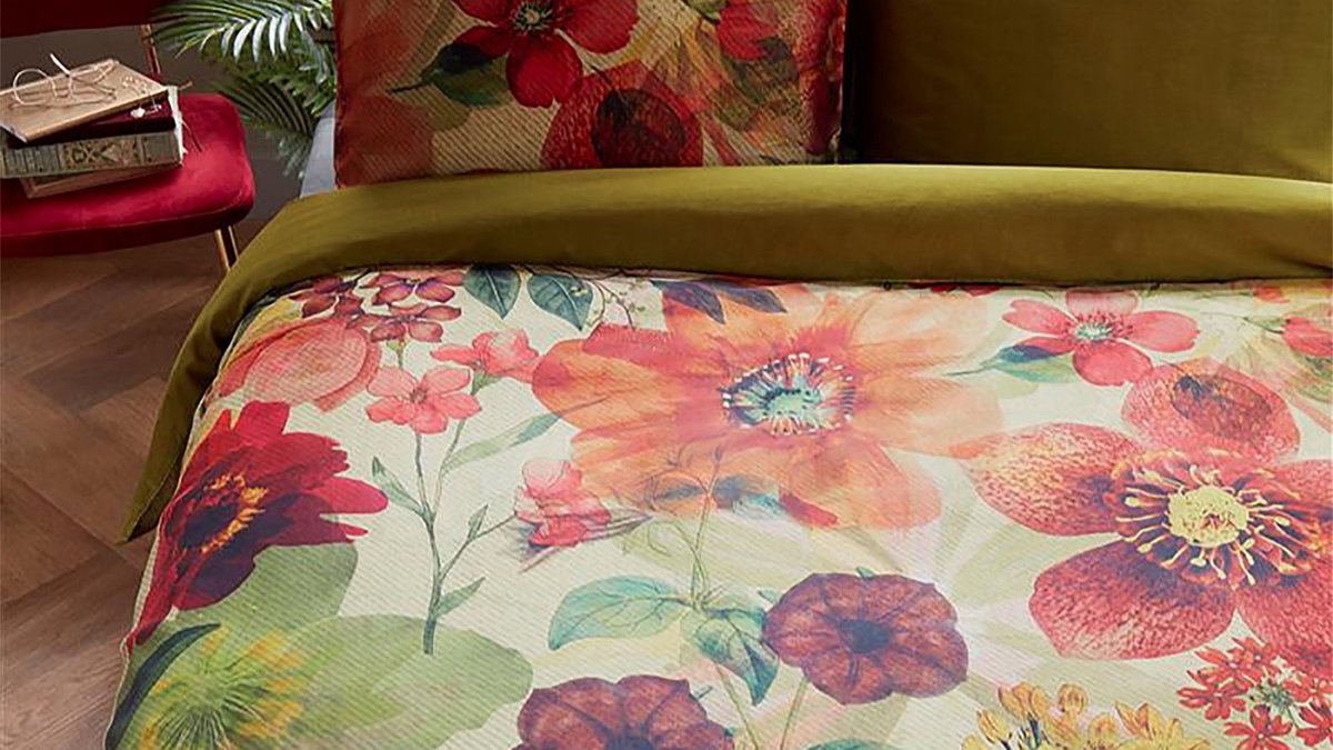 Beddinghouse Hellebore Dekbedovertrek - Lits-jumeaux (240x200/220 Cm + 2 Slopen) - Katoen Satijn - Multi