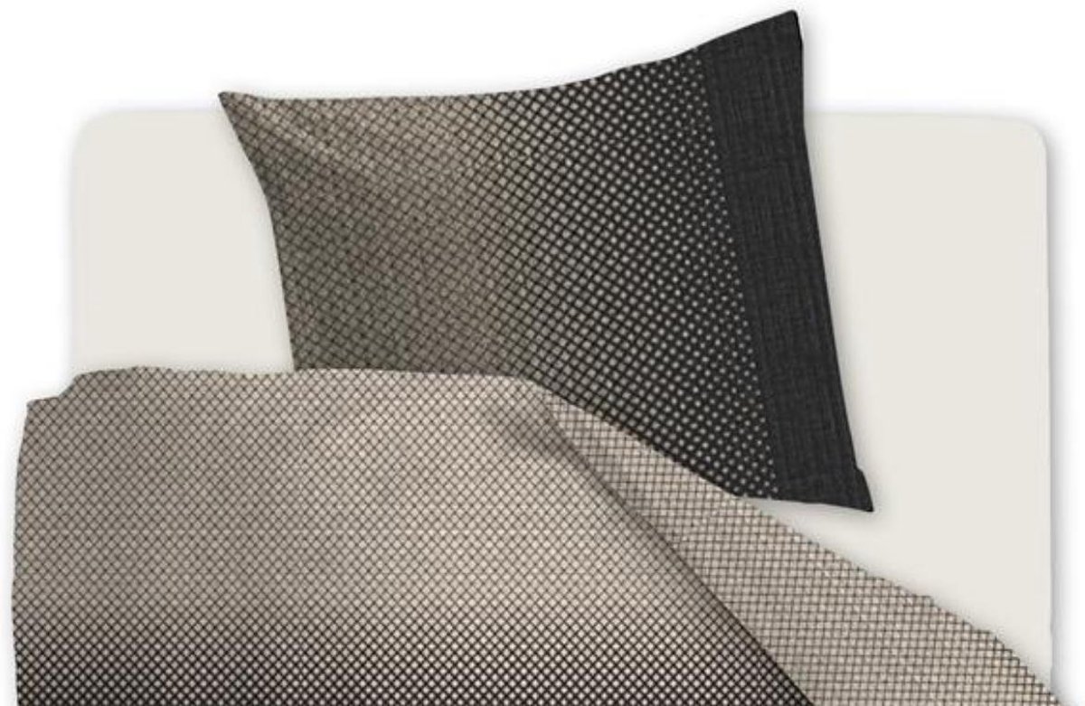 Beddinghouse Duco Dekbedovertrek - Lits-jumeaux (240x200/220 Cm + 2 Slopen) - Katoen Satijn - Grey - Grijs