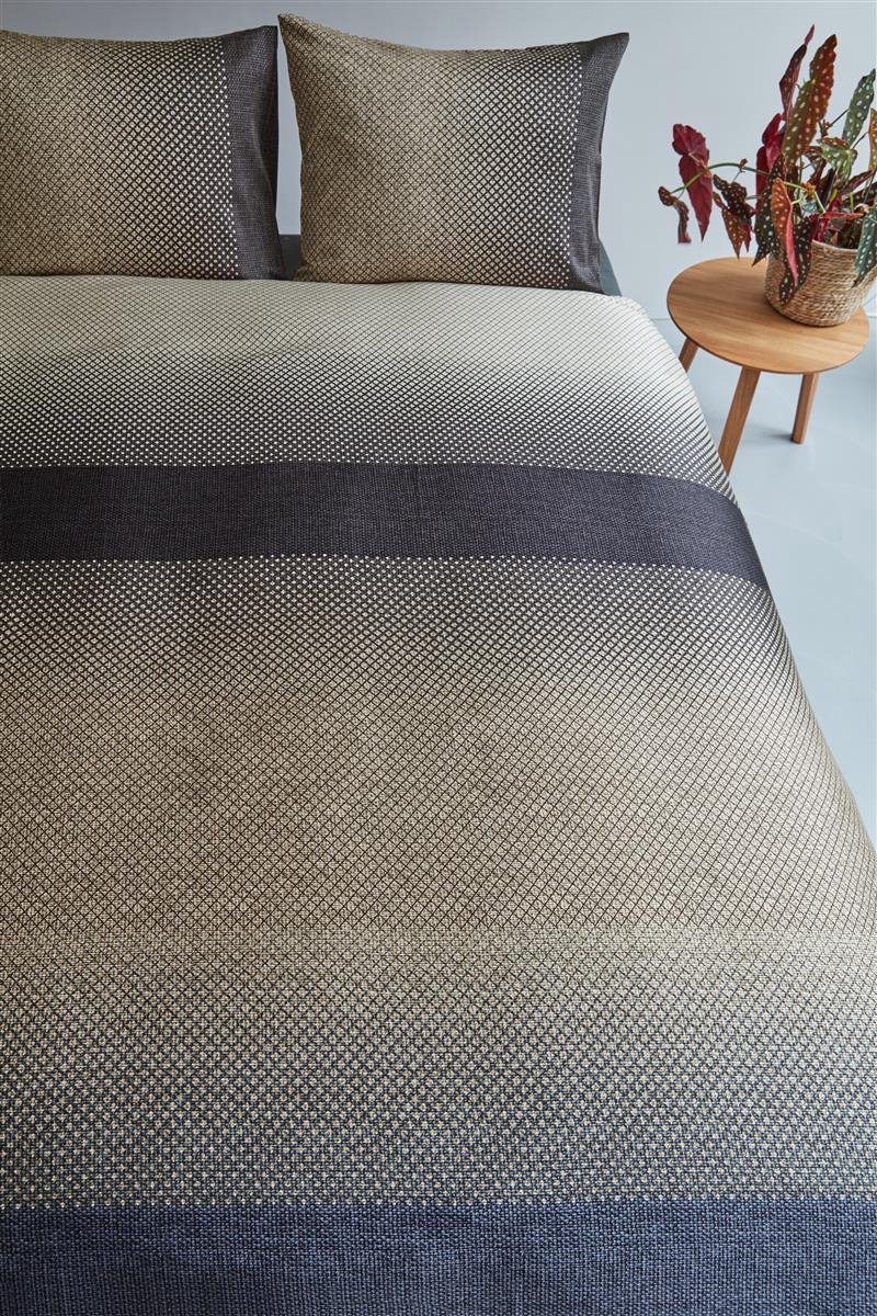 Beddinghouse Duco Dekbedovertrek - Lits-jumeaux (240x200/220 Cm + 2 Slopen) - Katoen Satijn - Grey - Grijs