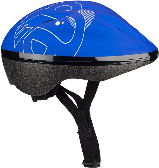 Nijdam Helm Sky Base Junior 52 - 56 Cm Eps/pet/blauw - Zwart