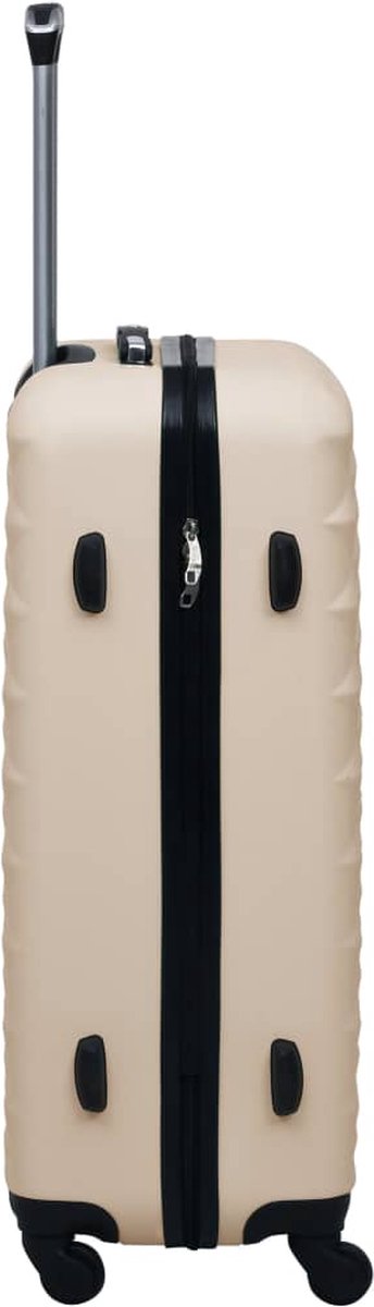 Vidaxl 3-delige Harde Kofferset Abskleurig - Goud