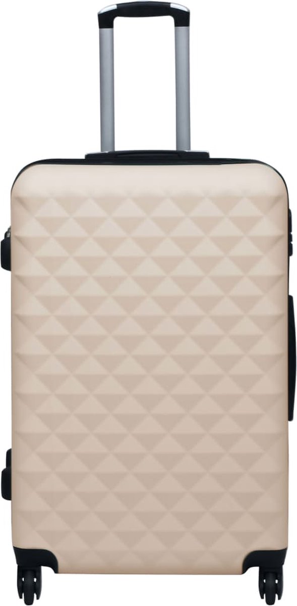 Vidaxl 3-delige Harde Kofferset Abskleurig - Goud