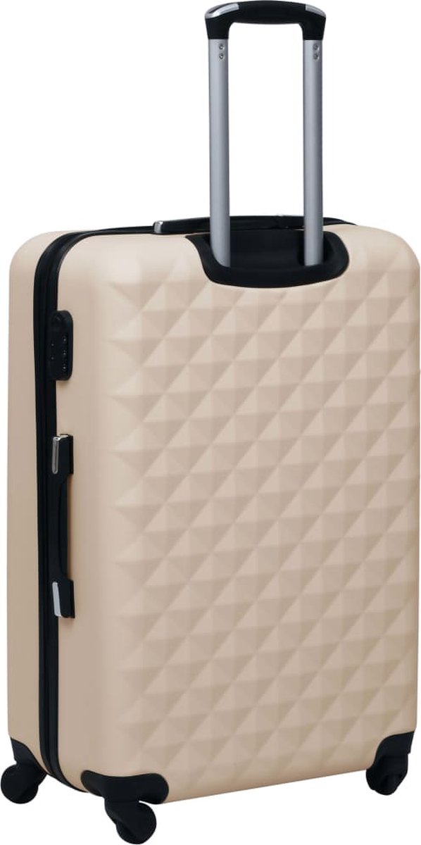 Vidaxl 3-delige Harde Kofferset Abskleurig - Goud