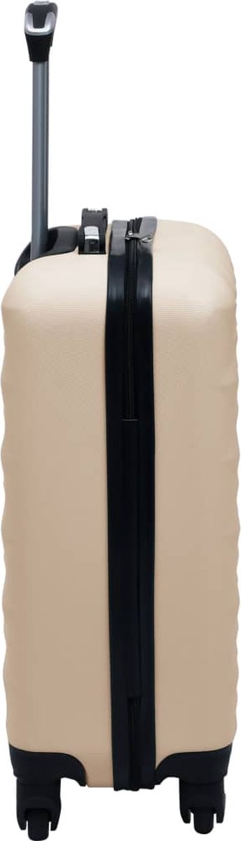 Vidaxl 2-delige Harde Kofferset Abskleurig - Goud