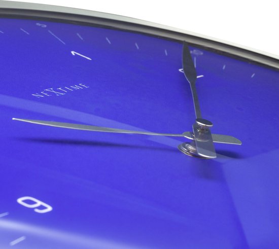Nextime Wandklok 60 Minutes Ø33 Metaal - Blauw
