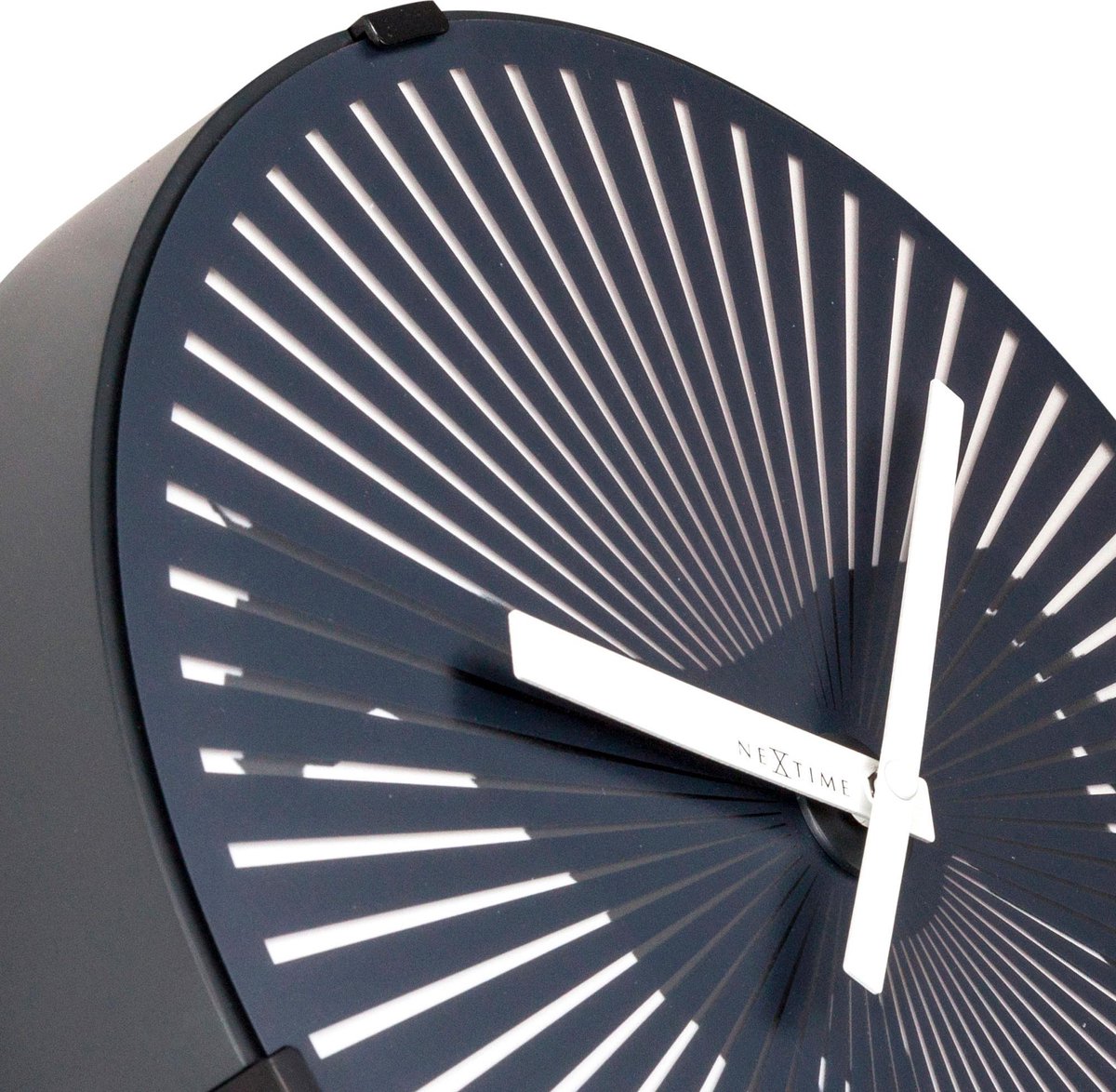 Nextime Wandklok Horse Ø30,5 Plastic Motion - Zwart