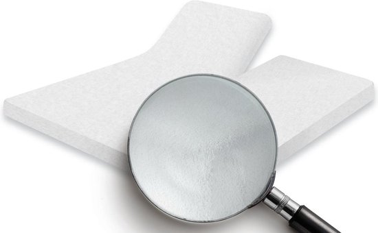 Elegance 200x210/220cm Splittopper Molton Katoen Hoeslaken - Molton Splittopper - Singel Split