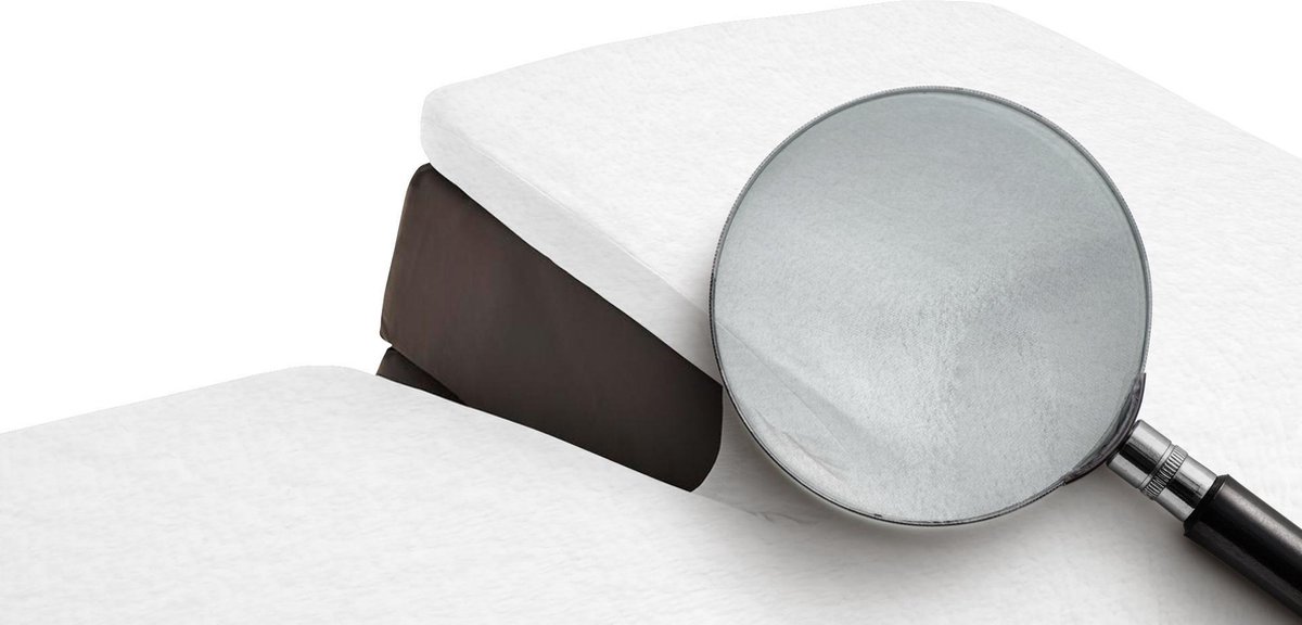 Elegance 200x210/220cm Splittopper Molton Katoen Hoeslaken - Molton Splittopper - Singel Split