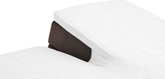 Elegance 200x210/220cm Splittopper Molton Katoen Hoeslaken - Molton Splittopper - Singel Split