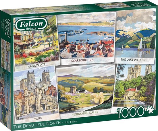 Falcon Puzzel The Beautiful North 37 X 27 Cm Karton 1000 Stukjes