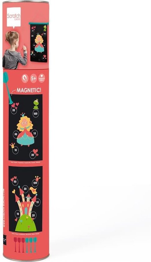 Scratch Spel: Magnetisch Darten Prinses