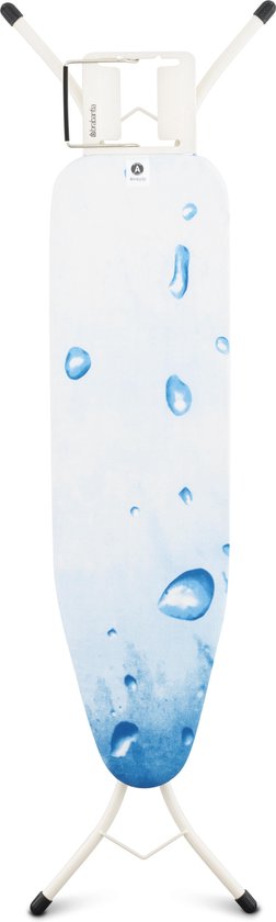 Brabantia Ice Water Strijkplank A - Met Strijkijzerhouder - 110 X 30 Cm