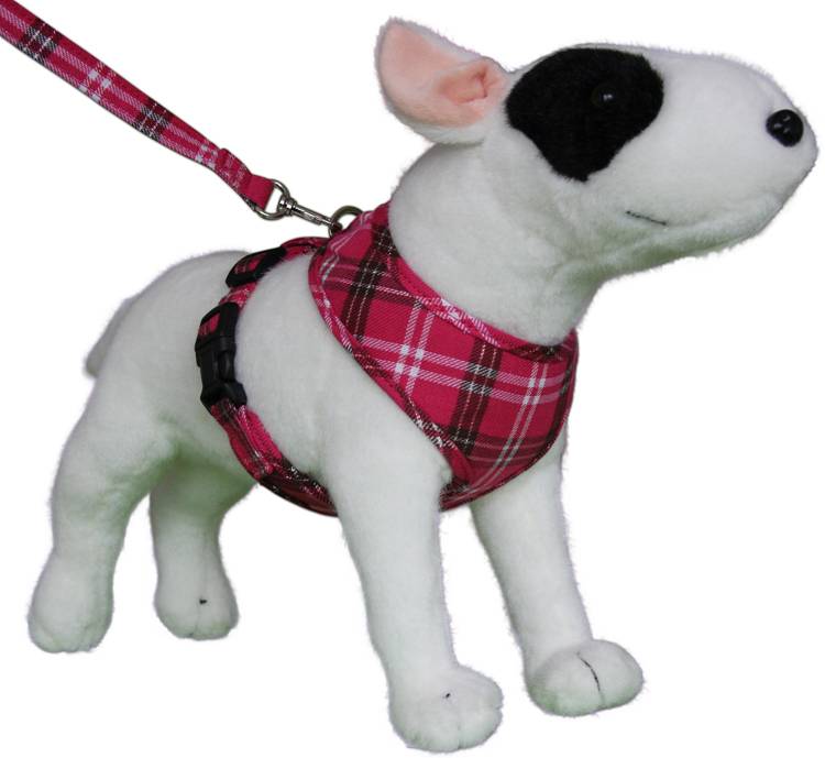 Doxtasy Hondentuig Round Loop Harnass Scottish Hot Pink