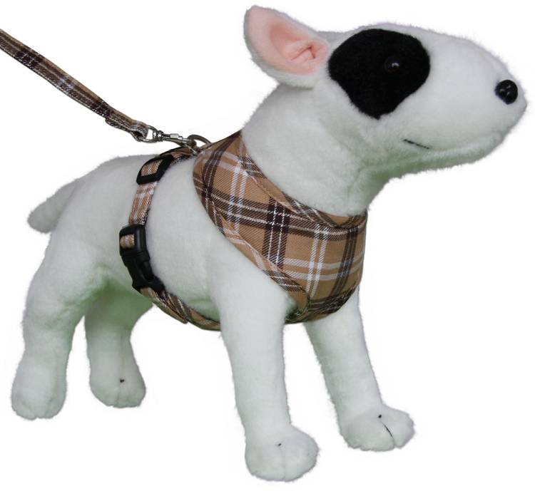 Doxtasy Hondentuig Round Loop Harnass Scottish - Beige