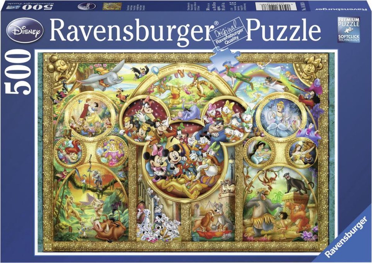 Ravensburger Puzzel Disney Puzzel Familieportret - 500 Stukjes