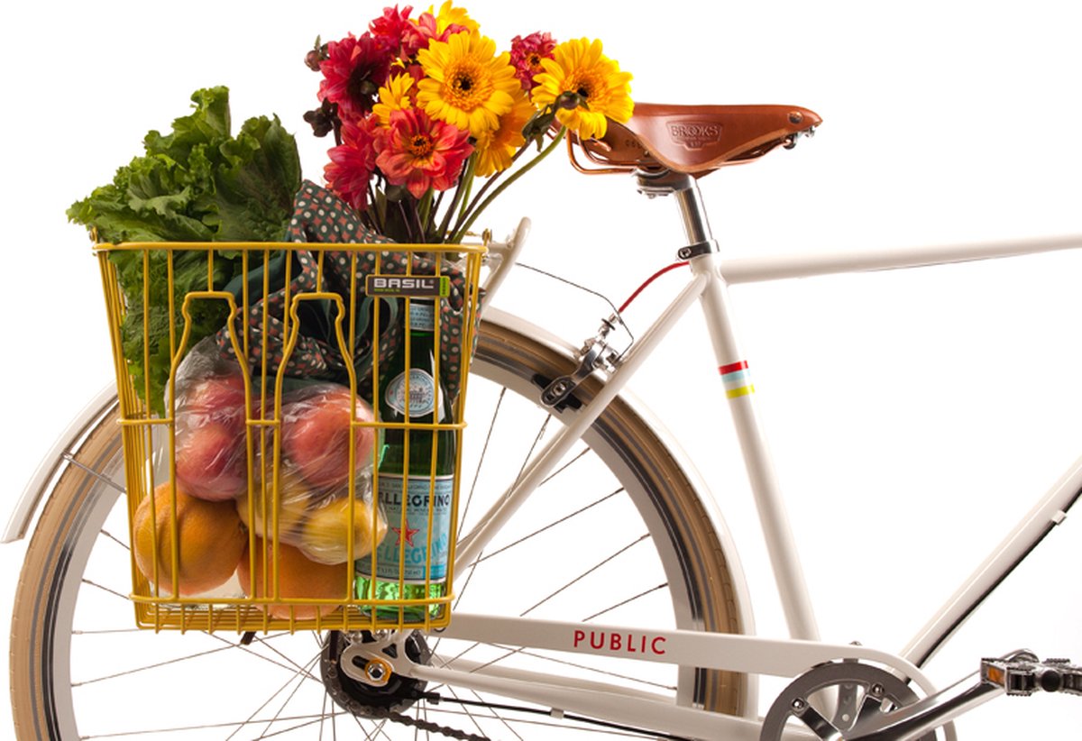 Basil Fietsmand Memories-bottle Achter 26 Liter - Zwart