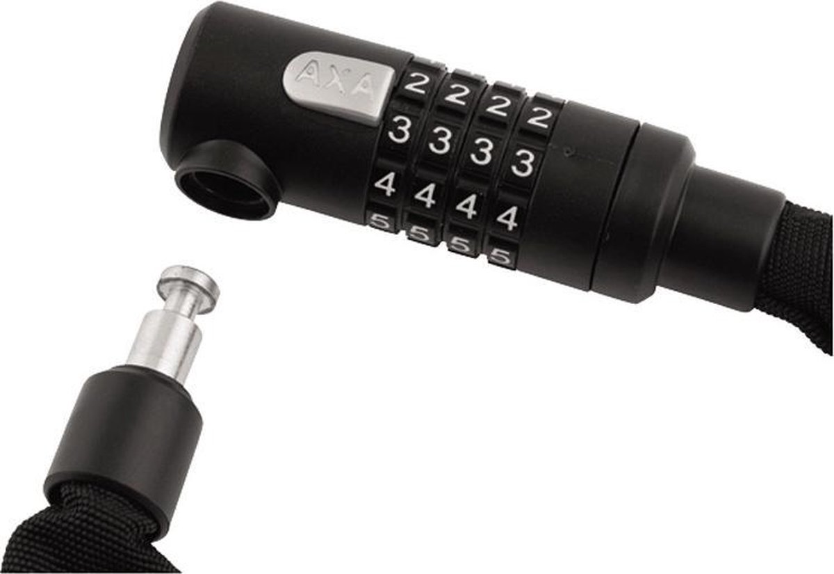 AXA Kettingcijferslot Newton 950 X 5,5 Mm - Zwart