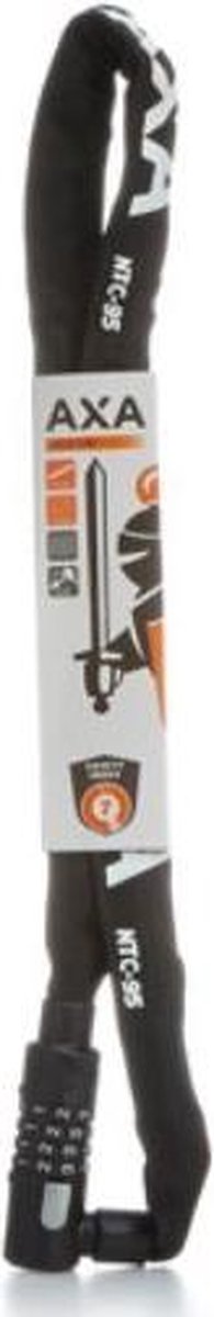 AXA Kettingcijferslot Newton 950 X 5,5 Mm - Zwart