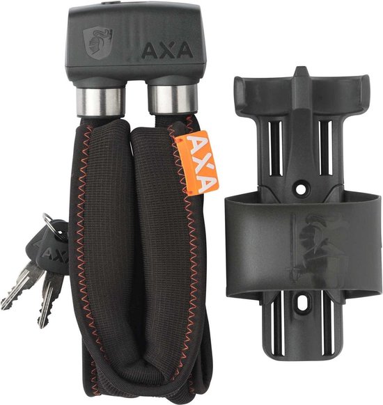AXA Vouwslot 600 Flexibel 950 X 6 Mm - Zwart